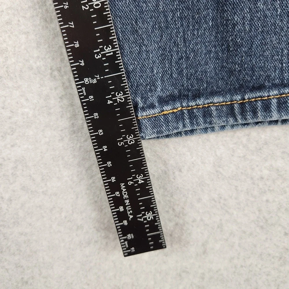 Levi's 505 Regular Fit Straight Leg‎ Jeans Men's W34 L34 Mid Rise Stretch